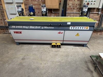 Lot 7a - Fen-is 4 head hinge and handle slot drilling machine